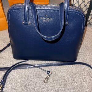 Navy Blue Kate Spade Dome satchel